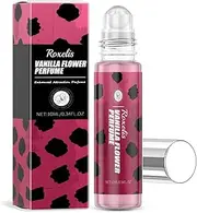 Pheromones Perfumes for women, Vanilla Flower Perfume, Enhanced Scents, Long Lasting Roll on Oil 0.34 fl.Oz