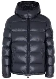 Moncler Maya Black Quilted Shell Jacket - Navy - 5 (UK44 / Xxl) 5 (UK44 / XXL)