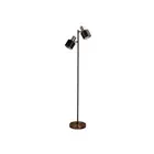 Twin Floor Copper Mid Century Task Lamp