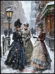 Chit Chat in the Snow - Chart Counted Cross Stitch Patterns Needlework DMC DIY
