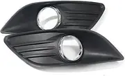 Car Fog Lamp Assembly Car Front Bumper Fog Light For F&ord For Focus MK2 Sedan 2009-2011 For Lamp Cover Frame Grille Bezel Harness Switch Front Bumper Fog Light(1 pair lights)