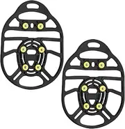 Anti-Slip Overshoe Crampons - Anti-Slip Rubber Walking Snow Cleats - Non-Slip Traction Crampons Walking Cleats for Boots, Mountaineering Shoes, Sneakers