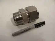 ws 1&1/2 " npt HY LOK MALE COUPLING 316 MARINE STAINLESS COUPLER CONNECTOR