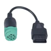 OBD1 to OBD2 Cable J1939 9Pin Male to OBD2 16Pin Male Trucks Converter Adapter
