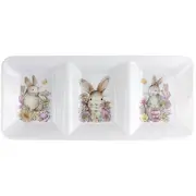 Easter Whimsy 3 Section Tray 34cm x 15cm