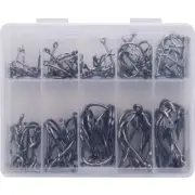 100x Chemically Sharpened Octopus Fishing Hook, Fishing Tackle 3- 12# small size