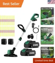 KIMO 2-in-1 String Trimmer & Edger - Battery Powered for Effortless Lawn Care