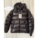 【ALINA二手正品】MONCLER 蒙口 MAYA 男款 黑色羽絨服 外套 連帽羽絨服 可脱卸帽 女生可穿