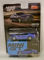 BENTLEY FLYING SPUR NEPTUNE BLUE MIJO TSM MODEL MINI GT DIECAST 2022 RARE
