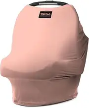 Milk Snob Original 5-in-1 Luxe Cover in Ballet Slipper - Added Privacy for Breastfeeding, Baby Car Seat, Carrier, Stroller, High Chair, Shopping Cart, Lounger Canopy, Newborn Essentials, Nursing Top