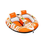 VEVOR Towable Tubes for Boating 2-Person Inflatable Boat Towable with 2 Cockpits