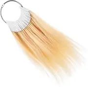 Gatuida 30Pcs Human Hair Color Testing Chart Real Hair Color Samples for Easy Bleaching Dyeing Techniques for Hairdressers Color Experimentation