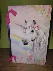 Unicorn Junk Journal Gift Diary USA Seller