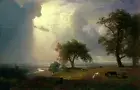 California Spring : Albert Bierstadt : 1875 : Archival Quality Art Print