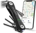 KeySmart Pro & iPro- Compact Key Holder w LED Light & Tile Smart Technology,