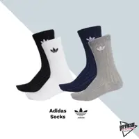 在飛比找蝦皮商城優惠-ADIDAS SOCKS 三葉草 小標 長襪 中筒襪 情侶 