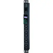 APC Easy Metered Rack PDU - Metered - IEC 60320 C20 - 8 x IEC 60320 C13 - 16 A - 230 V AC Input - 208 V AC, 230 V AC Output - 1U Network (RJ-45) - Hor