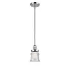 Innovations SM Canton 10" LED Mini Pendant, Chrome/Seed Bell - 201S-PC-G184S-LED