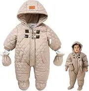 [UVIPC] Baby Toddler Winter Thick Coat Snowsuit Snow wear Romper Footie Outwear with Hooded