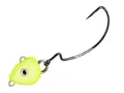 Jig Star Monster Swivel Jig Head Lumo Rigged 6/0 28g