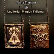 Satanic Necklace Talisman Pendant Amulet Magick Satanist Jewelry Lucifer Satan 1