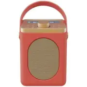 New Majority Little Shelford Bluetooth & DAB Radio with Bluetooth Red