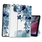 Case for Samsung Galaxy Tab A9 Plus 11 inch 2023 Released SM Blue Floral