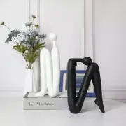 Abstract People Bookend Book Stall Resin Home Table Decor Office Gift Retro