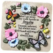 Blosssound Butterflies Memorial Stone Those We Love Don't Go Away Garden