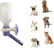 Choco Nose H590 Patented No Drip Small-Medium Sized Dog Water Bottle, Cat Water Feeder, Leak-Proof Pet Water Bottle, Mess-Free, Bpa-Free, 11.2 Oz / 330 Ml. Nozzle Diameter: 16Mm (Cornflower Blue)