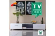 New White High Gloss Entertainment Unit TV Stand Cabinet