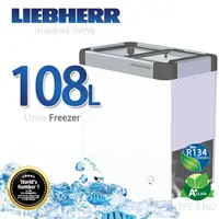 在飛比找樂天市場購物網優惠-LIEBHERR德國利勃 108L玻璃推拉冷凍櫃【EFE-1