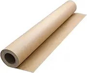 38 cm x 10 m Brown Kraft Paper Roll for Kids Craft Art Gift Wrapping Bulletin Board Bouquet Moving Shipping Floor Covering Table Flower Packing
