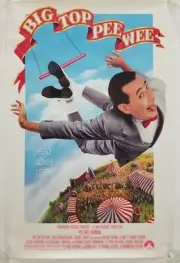 Vintage 1988 BIG TOP PEE WEE One Sheet Movie Poster PAUL REUBENS DANNY ELFMAN