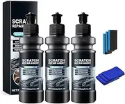 Professional Car Scratch Repair, Nano Paint Repair Wax with Buffer Pad and Towel – Effective 2025 New Scratch Remover Kit for Deep Scratches, Swirls & Scuffs on Cars, Trucks, SUVs, RVs (3)