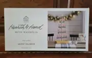 Hearth and Hand Magnolia wood & metal Christmas Tree Advent Calendar New in Box