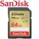 SanDisk 64GB 170MB/s Extreme SDXC UHS-I U3 V30 記憶卡