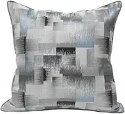 CVBFDB European Grey Sofa Pillow Bedroom Hotel Model Room Office Chair by Pillow Case
