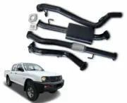 3" Turbo-Back Stainless Exhaust for 2.8lt Mitsubishi Triton MK Dual Cab (97-06)