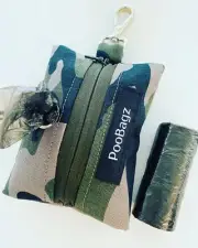 Dog Poo Bag Holder - Camouflage - Handmade