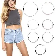 7 Pcs Crop Tuck Adjustable Bands, SENHAI Shirt Tuck Band Elastic Band Tool - Stylish Elastic Bands for Sweaters and Shirts, Transform The Way You Style Your Tops(3 Size: S, M, L)
