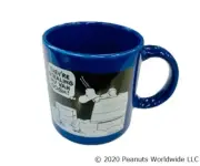 PEANUTS Snoopy × Van Gogh Exhibition Mug Blue
