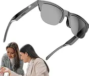 Smart Translator Glasses - AR Language Portable Glasses Translation | Real-time Subtitle Glasses, Voice Interpreter Device, AI Glasses for Multilingual Communication, Travel