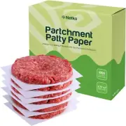 Waxed Butcher Paper Sheets Hamburger Patty 1000 Non-Stick Wax Paper Square