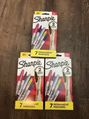 Sharpie Markers 21 count NIB Fine Tip Permanent Marker 21 Markers + Metallics