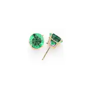 14k Yellow Gold 9mm Mount St. Helens Earrings