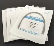 20 Packs Orthodontics Stainless Steel Round Arch Wire Oval Dental Bows Arcos