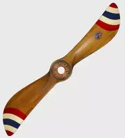 Sopwith WWI Wood Propeller 31" Multi Colored Tips Airplane Aviation Decor New