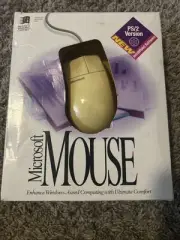 Vintage Microsoft PS/2 Mouse Never Used In Open Box