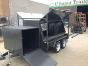 8x5 Delux Tradesman top Tandem with rear door